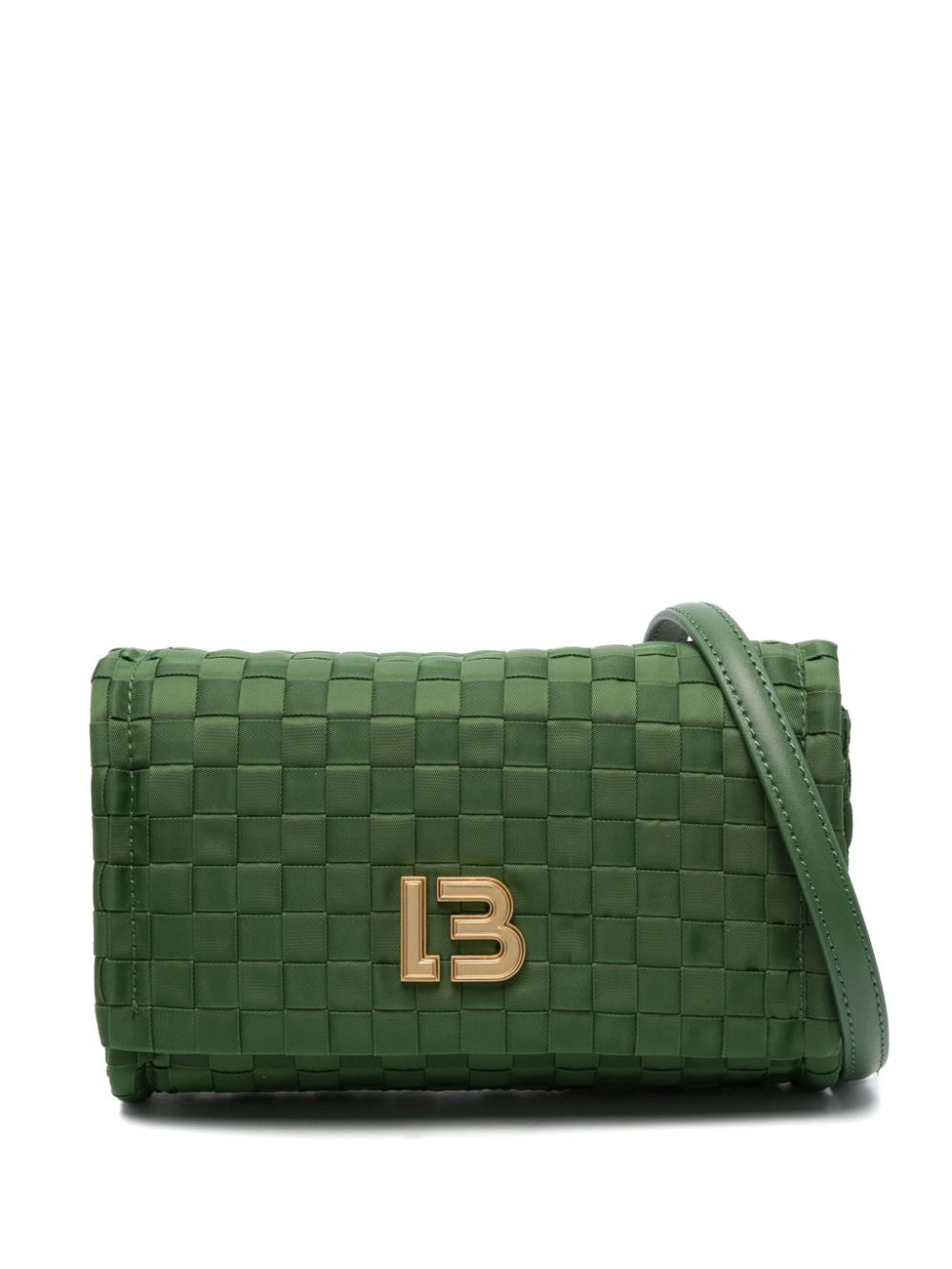 Bimba y Lola Geplooide crossbodytas met logoplakkaat Groen