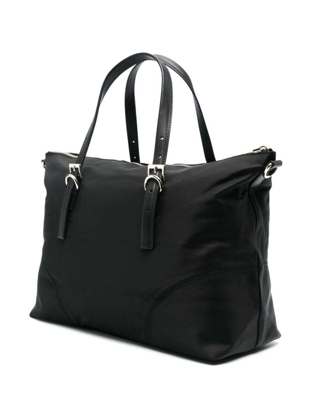 Shop Bimba Y Lola Logo-lettering Tote Bag In Black