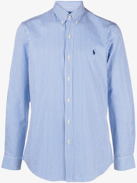 Polo Ralph Lauren chemise rayée à logo brodé