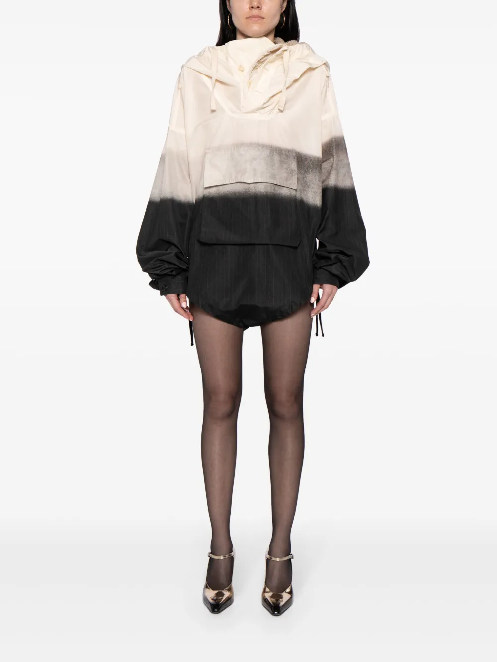 Maison Margiela ウインドブレーカー Maison Margiela トロンプルイユ ウインドブレーカー | ニュートラル