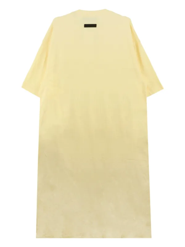 Oversized yellow cheap t shirt dress