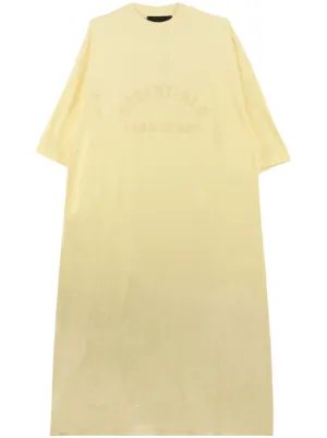 Oversized yellow clearance t shirt dress