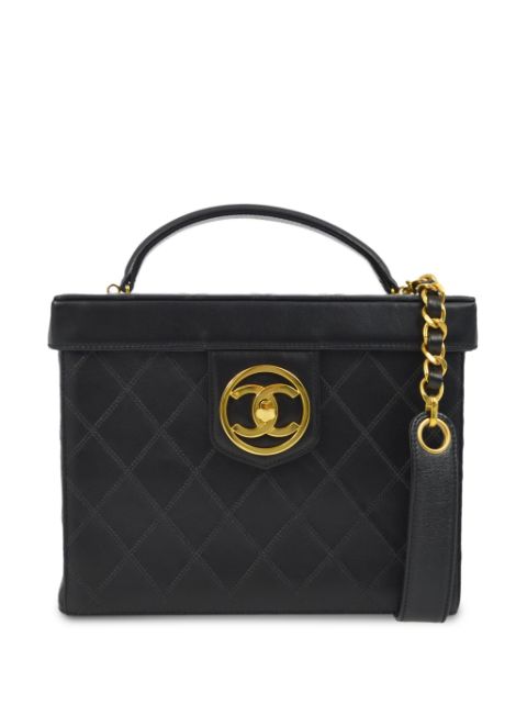 HOT SALE CHANEL 1995 CC turn-lock Vanity handbag Women