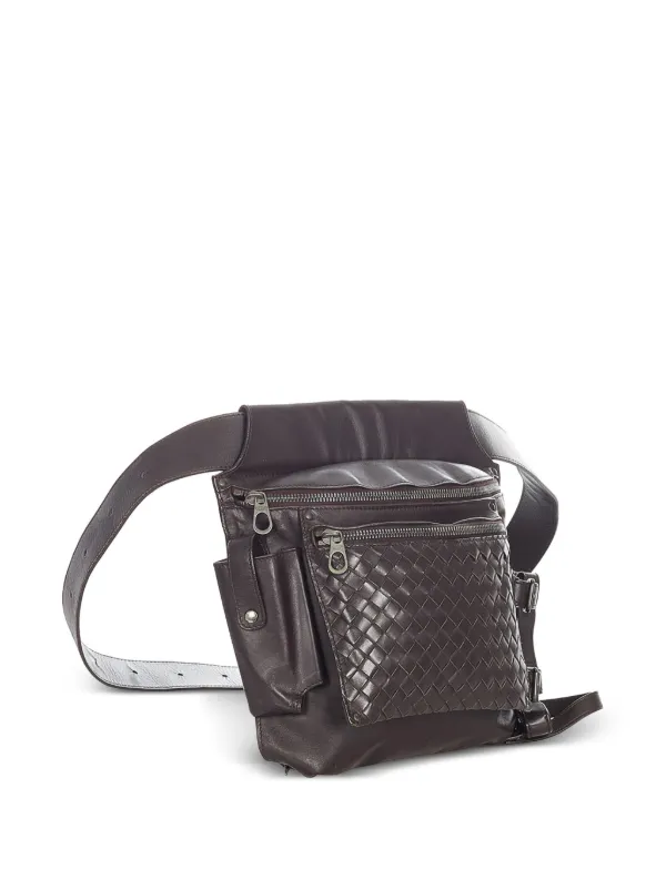 Bottega veneta intrecciato hot sale leather belt bag