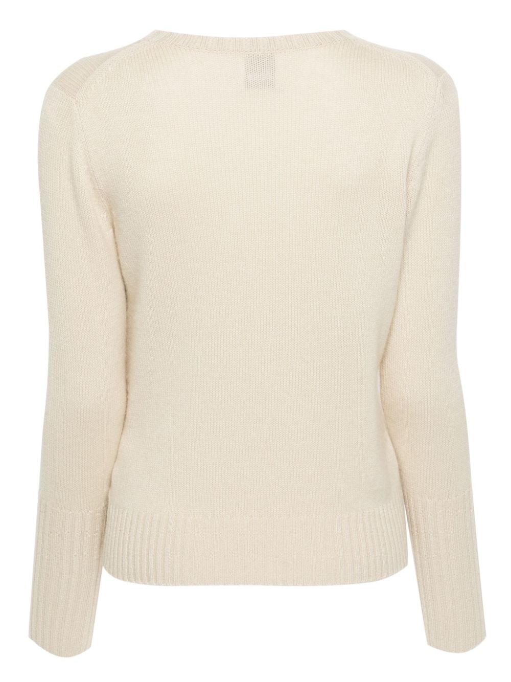 Allude crew-neck cashmere jumper - Beige