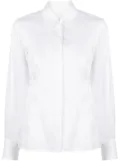 Helmut Lang slash silk shirt - White