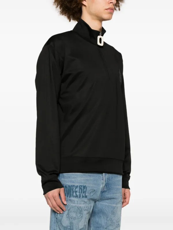 JW Anderson ジップアップ スウェットシャツ | ブラック