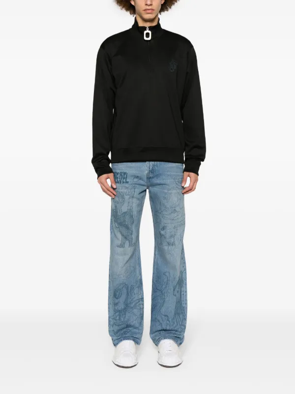 JW ANDERSON - ラスト1点 / INSIDE-OUT CONTRAST SWEATSHIRT