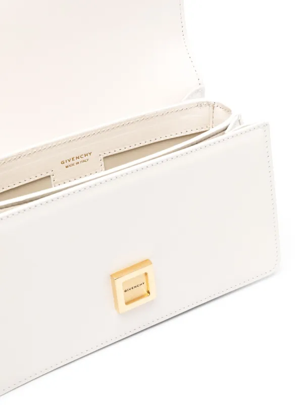 ショルダーバッグ・ポシェット GIVENCHY Ivory leather mini 4G shoulder bag Givenchy Small 4G Leather Crossbody Bag | Neutrals | FARFETCH