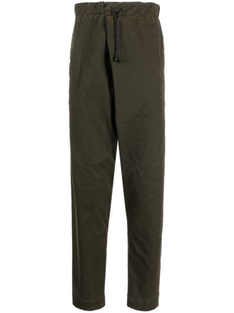 Transit drawstring tapered trousers