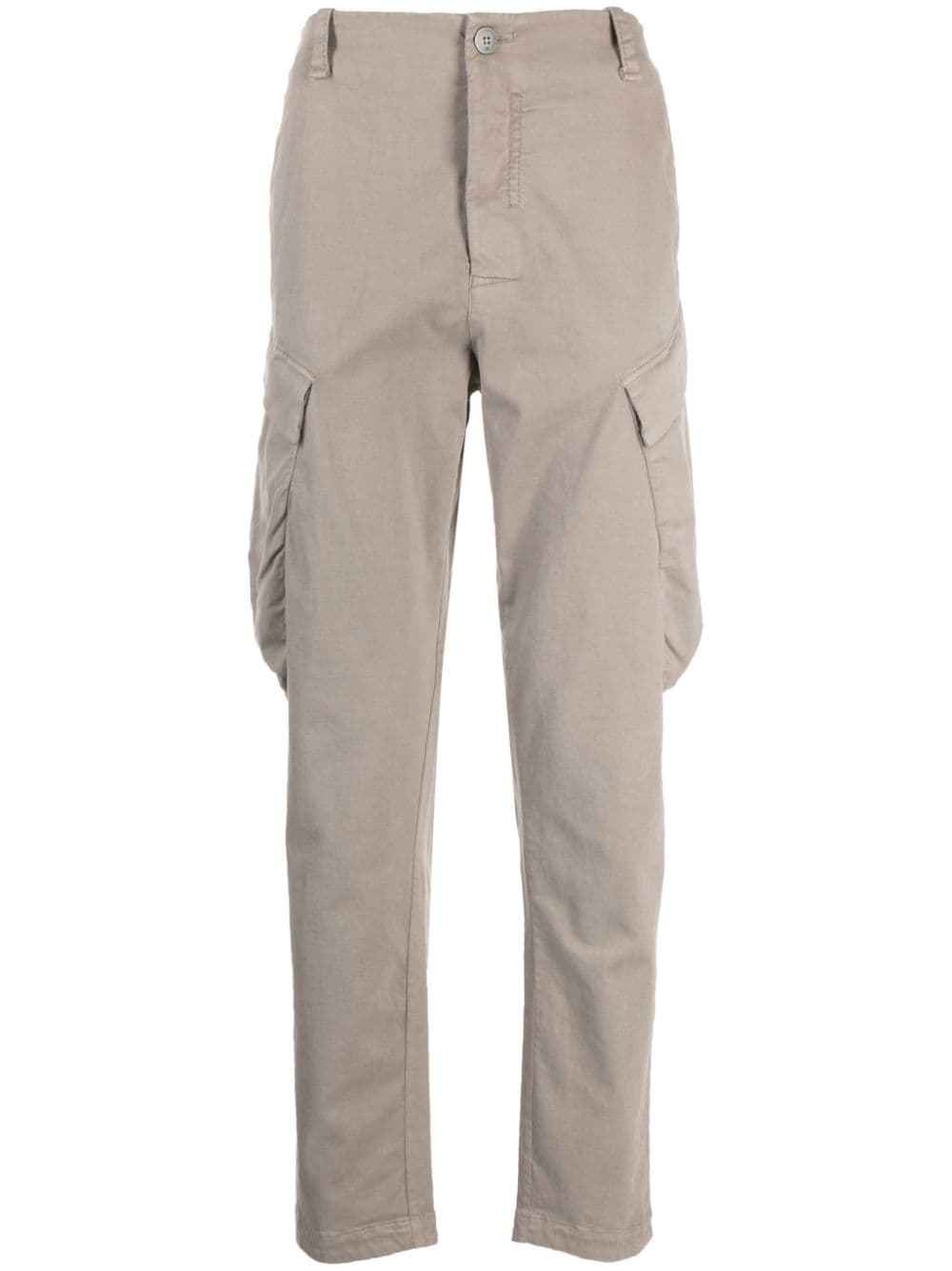 Transit Straight-leg Cargo Trousers In Grey