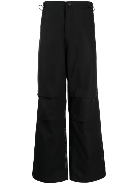 Maharishi elasticated-waist straight-leg trousers