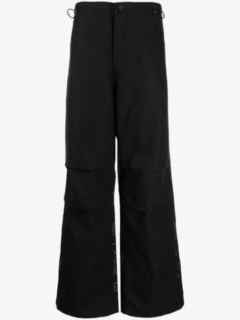 Maharishi elasticated-waist straight-leg trousers