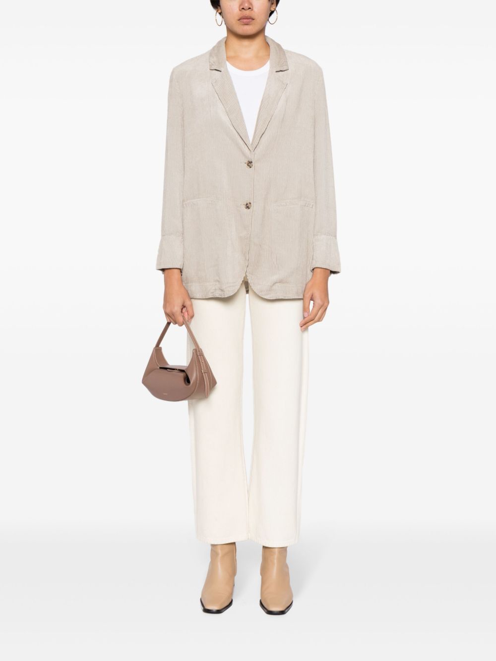 Transit notched-lapels single-breasted blazer - Beige