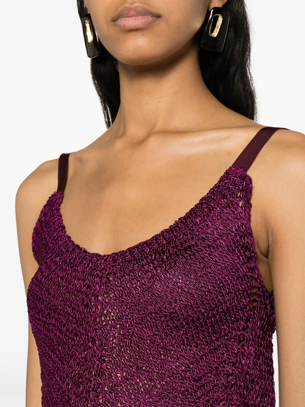 Forte Cropped top Paars
