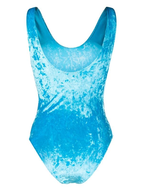 Forte Forte scoop-neck Velvet Swimsuit - Farfetch