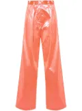 Forte Forte metallic straight trousers - Pink