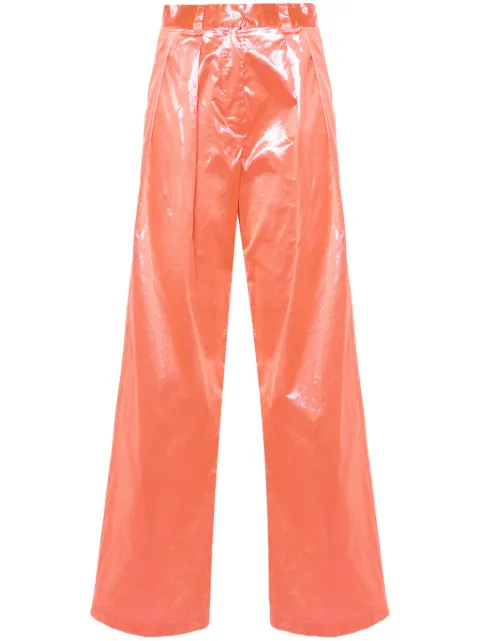 Forte Forte metallic straight trousers