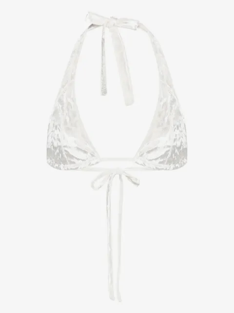 Forte Forte top de bikini estilo triángulo