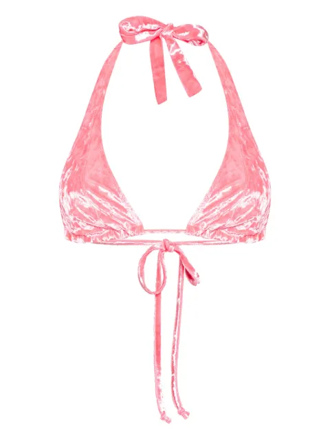 Forte Forte top de bikini con cuello halter