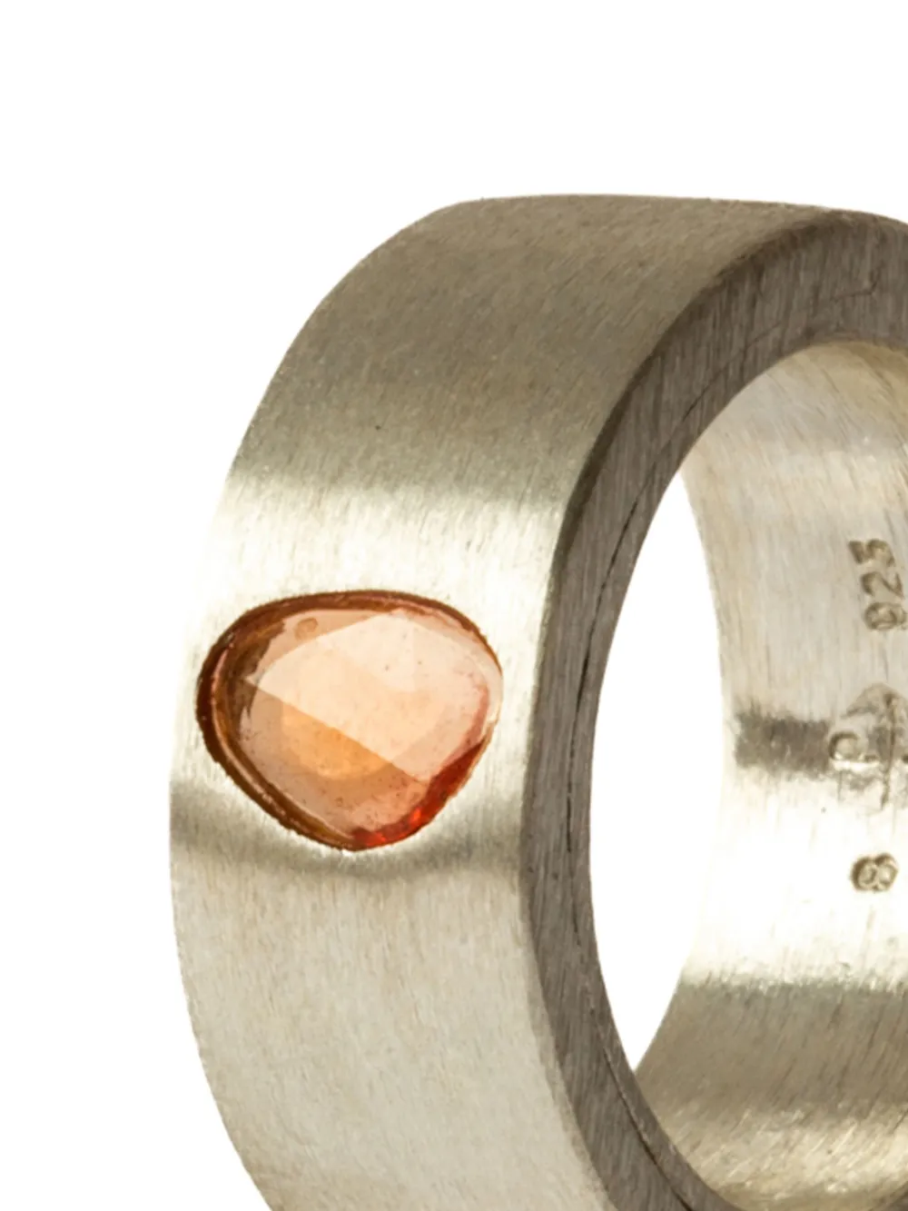 PARTS OF FOUR SISTEMA STERLING-SILVER SAPPHIRE RING 