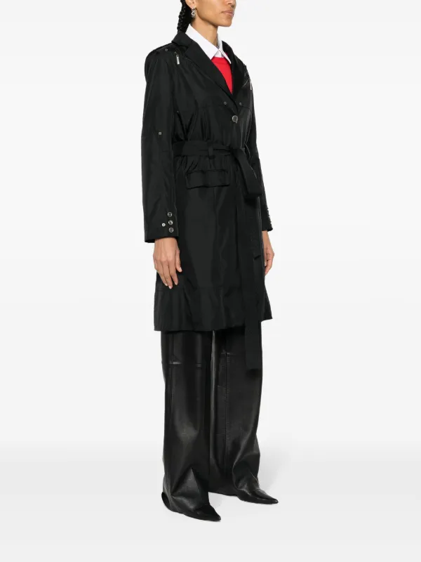 Christian Dior Pre-Owned 2000s Belted Trench Coat | Black