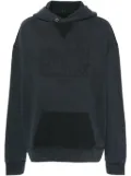 Maison Margiela numbers-motif cotton hoodie - Grey