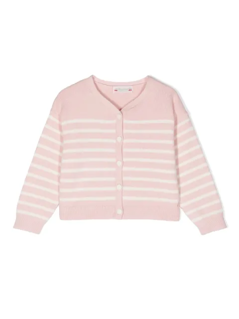 Bonpoint Demy striped cardigan