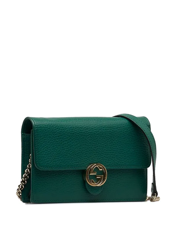 Gucci interlocking g on sale wallet on chain