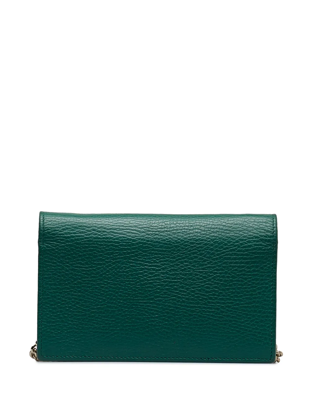 Gucci Pre-Owned 2016-2023 Interlocking G Dollar wallet-on-chain - Groen