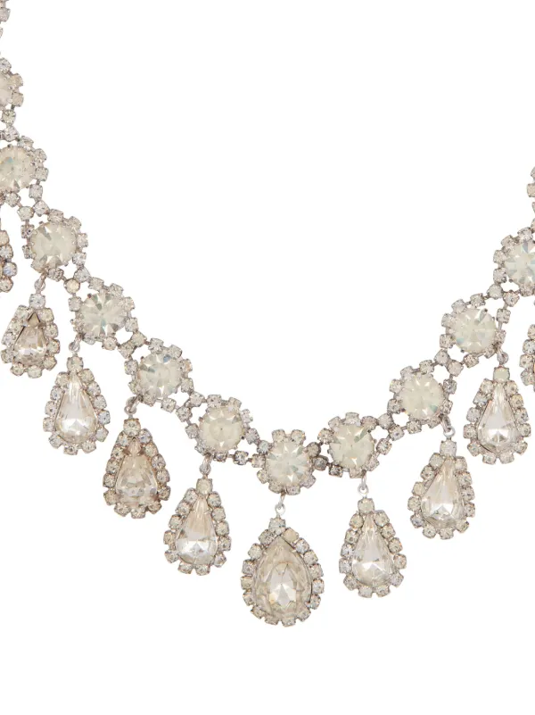 Susan Caplan Vintage 1950s Kramer Swarovski Necklace Farfetch