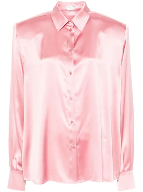 Magda Butrym long-sleeve silk shirt