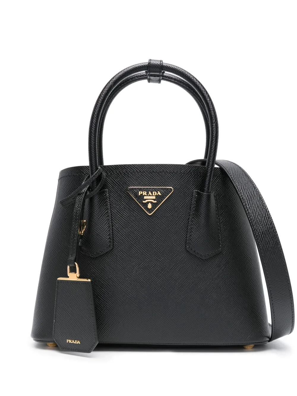 Prada Saffiano shopper Zwart