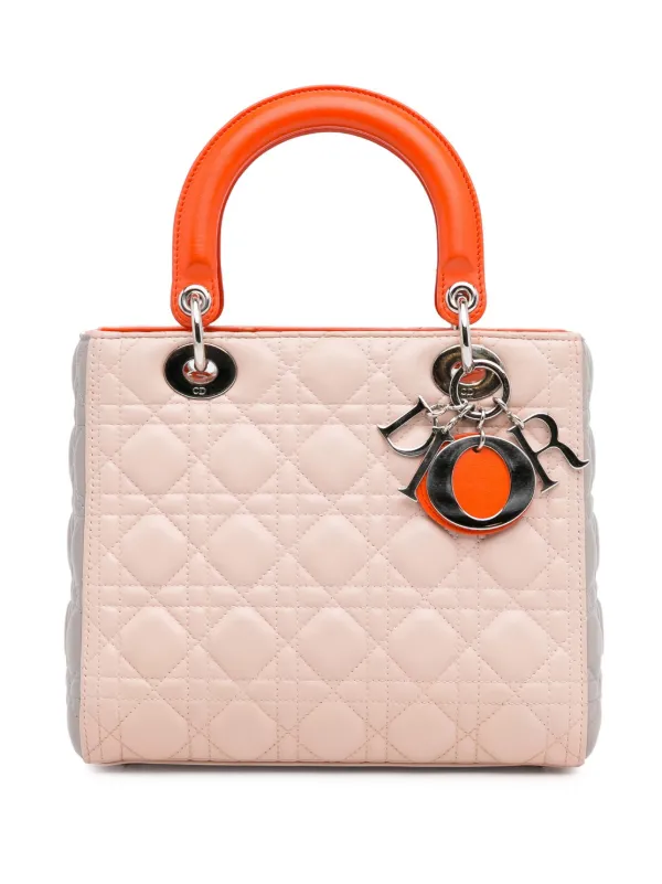 Christian Dior Pre Owned 2014 pre owned Cannage Medium Lady Dior