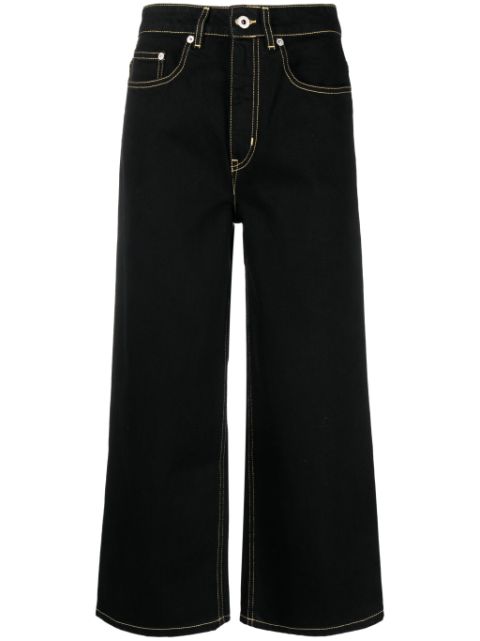 Kenzo Sumire high-rise cropped jeans Women