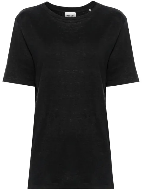 MARANT ÉTOILE Zewel linen T-shirt