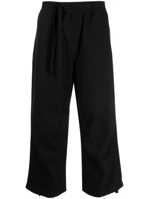 Maharishi elasticated-waist straight-leg trousers
