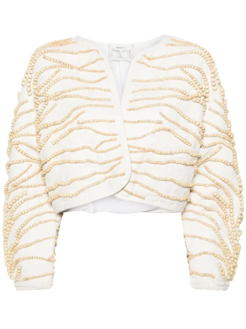 Forte Forte beaded cropped jacket