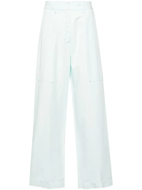 Forte Forte high-waisted straight trousers