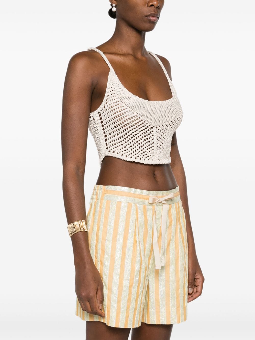 Forte Cropped top Beige