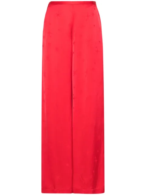 Forte Forte star-jacquard satin trousers
