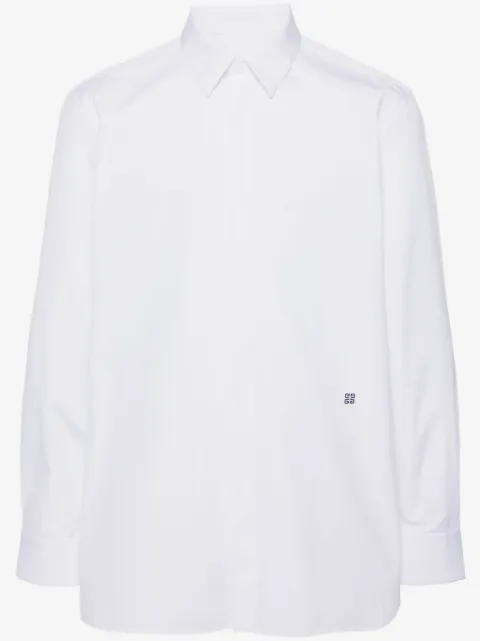 Givenchy قميص ببوبلين بتطريز GG