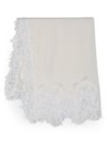 Ermanno Ermanno lace-trim cashmere scarf - Neutrals