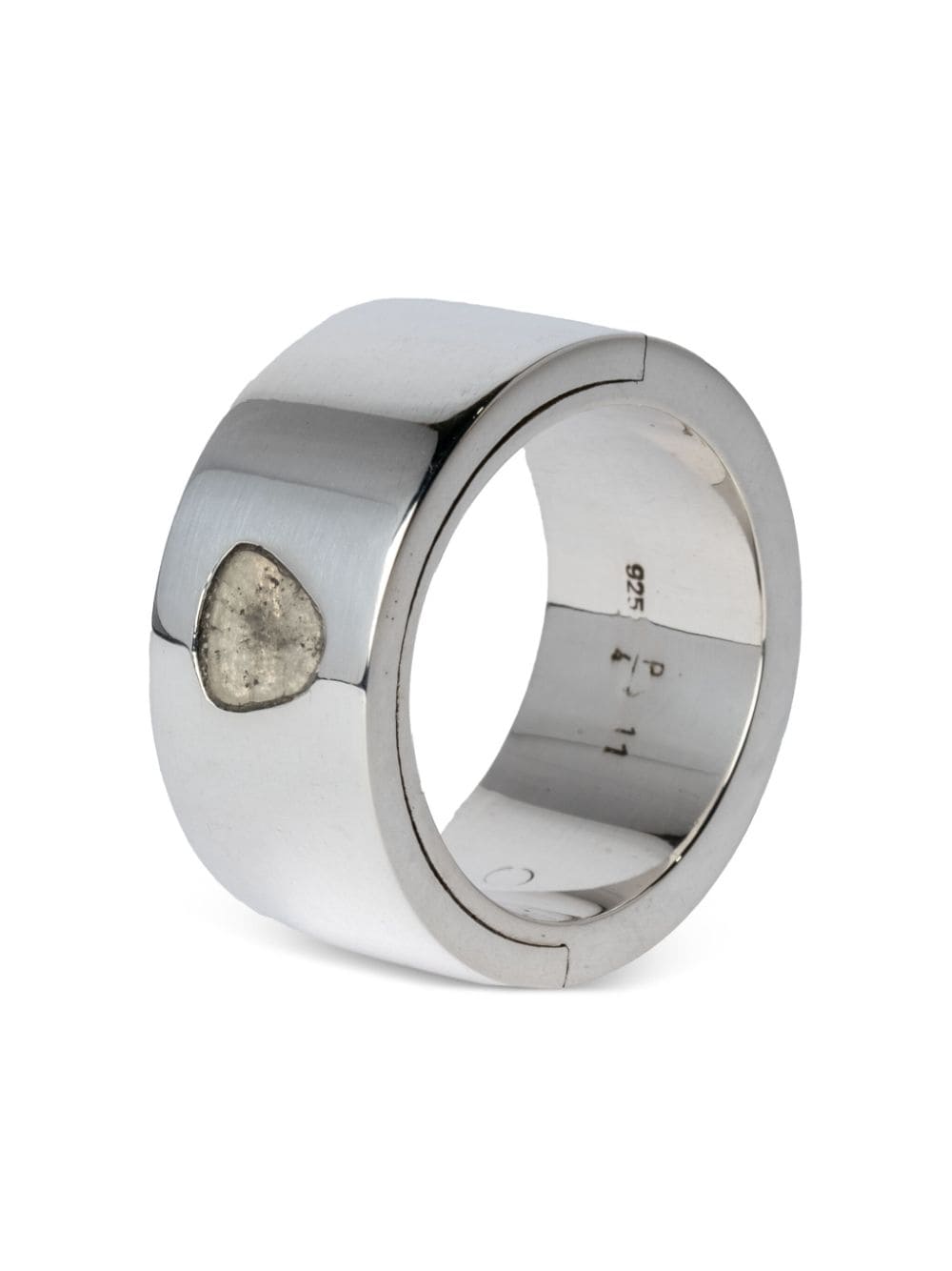 Parts of Four Sistema sterling-silver diamond ring - Zilver