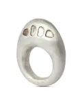 Parts of Four Tall Mountain sterling silver ring