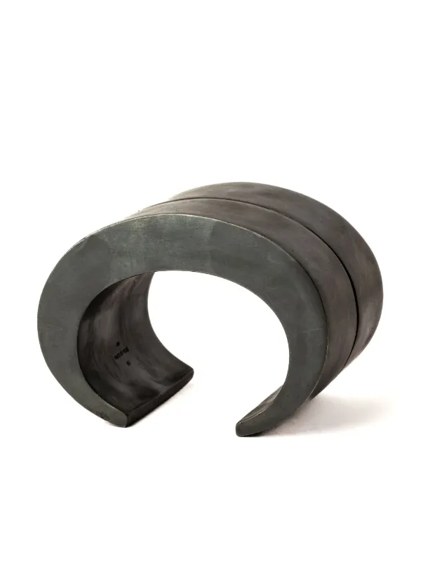 Parts Of Four Crescent Crevice V2 カフブレスレット | ブラック