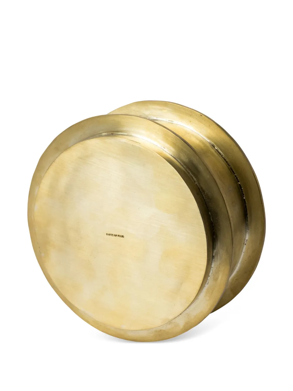 Parts Of Four Oxidised-finish Vessel In Gold