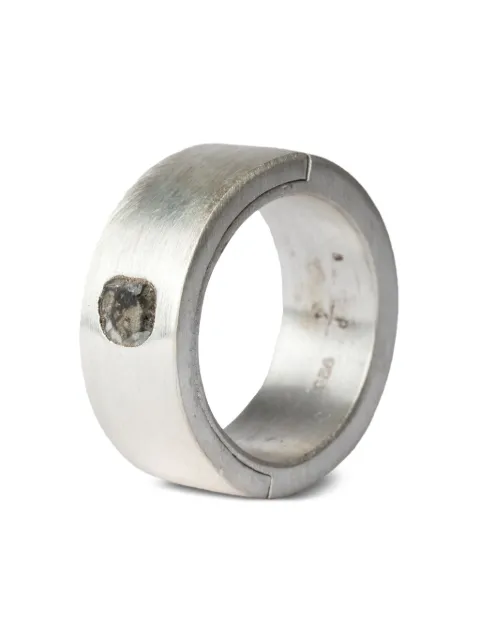 Parts of Four Sistema diamond-slab ring