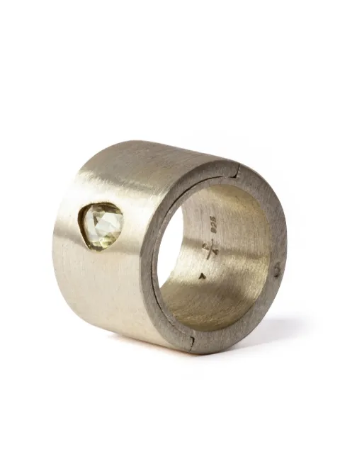 Parts of Four anillo Sistema en plata de ley y zafiro