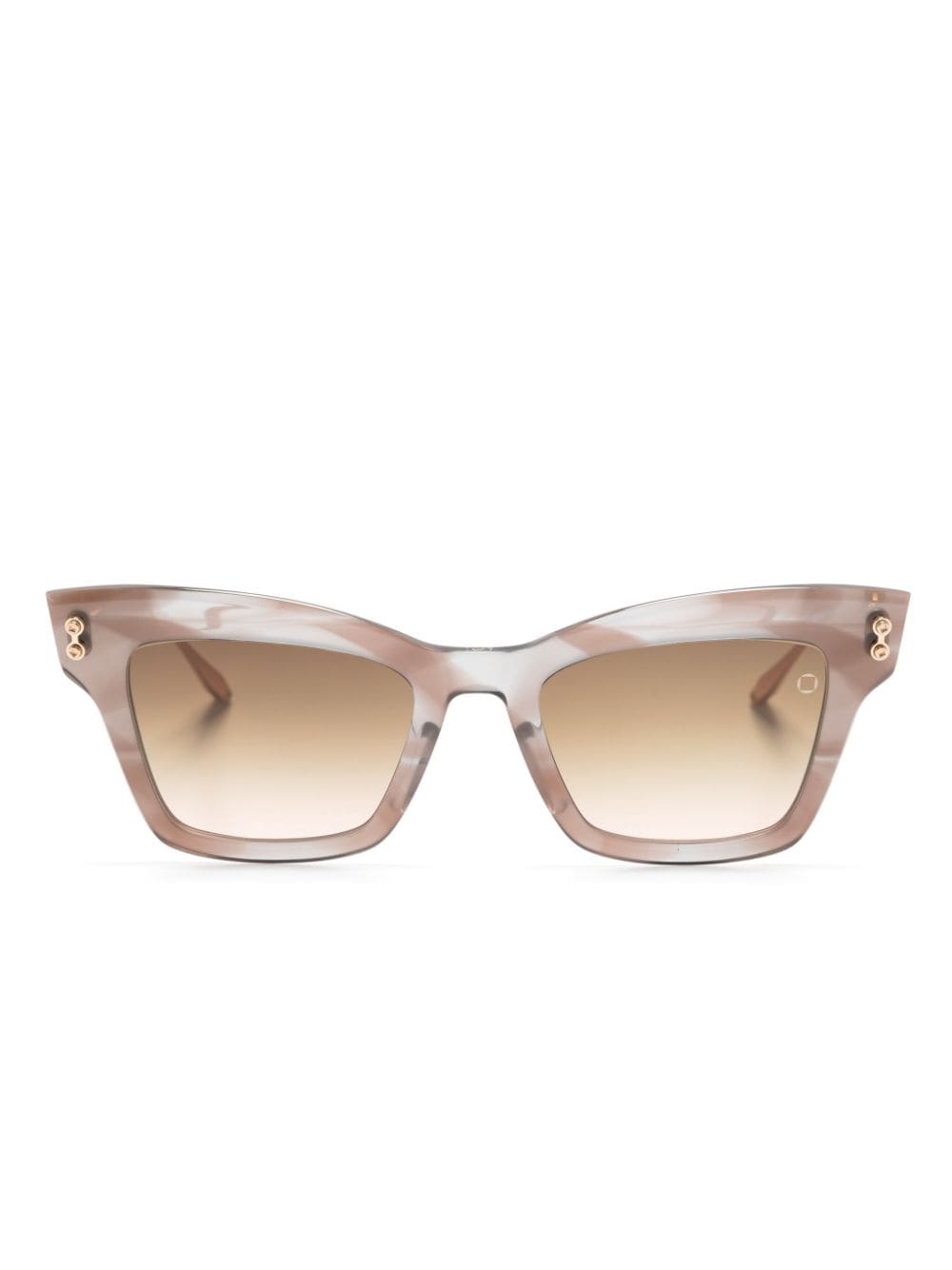 Akoni Innes Cat Eye-frame Sunglasses In Brown